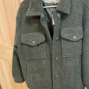 NWT AE Sherpa Jacket